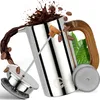 French Press – Edelstahl Kaffeebereiter mit Holzelementen – Produktbild-Vorschau 1