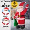MONZANA® Père Noël gonflable 180cm XL éclairage LED IP44 Voir les images du produit 4