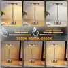 ZMH Nachttischlampe Kabellos Tischlampe Akku - LED Produktbild-Vorschau 6