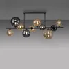 Paul Neuhaus LED Deckenlampe POPSICLE schwarz 10-flammig Produktbild-Vorschau 8