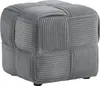 Homestyle4u 2647, Sitzhocker Grau Cord Sitzwürfel Produktbild-Vorschau 9