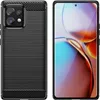Carbon Case kompatibel mit Motorola Edge 40 Pro flexible Produktbild-Vorschau 1