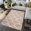 Teppich Wohnzimmer Schlafzimmer Kurzflor Modern Design Produktbild-Vorschau 1