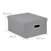 relaxdays 10031603_111 2 relaxdays Aufbewahrungsbox 25,0 l Podgląd zdjęcia produktu 4