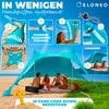ELONEO Strandzelt Sonnensegel LSF 50+ UV Schutz Windschutz Produktbild-Vorschau 3