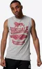Herren ärmelloses T-Shirt schmale Passform CLEATOR Marl Produktbild-Vorschau 1