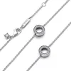 PANDORA TIMELESS náhrdelník s kruhy 393162C01-50 Náhled obrázku produktu 5