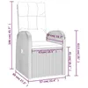 VidaXL 46065, Terrasse, Gepolsterter Sitz, Polyrattan, Produktbild-Vorschau 7