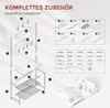 WOLTU Kleiderständer, Schuhregal mit Sitzfläche, 7 Haken, Produktbild-Vorschau 8