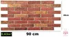 A panel of faux brick wall cladding with dimensions indicated. Anteprima dell’immagine prodotto