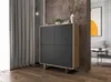 Loft Kommode TV Eiche Wotan Apollo 4D Modern Lindner Möbel  Produktbild-Vorschau 3