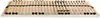 A wooden bed slatted base is shown from a low angle against a white background. Produktbild-Vorschau