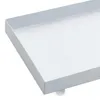 Metall Kerzentablett weiß rechteckig - 40 x 15 cm - Produktbild-Vorschau 6