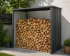 Kaminholzunterstand Anthrazit 151 × 90 × 160 cm – Produktbild-Vorschau 2