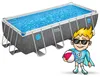 Bestway 561MB Rahmen-Gartenpool 488 x 244 x 122 cm 10-in-1 Produktbild-Vorschau 2