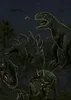 Dino Puzzle Spielzeug Neon Dinosaurier 100 Teile Glow in Produktbild-Vorschau 5