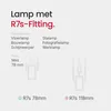 SPL Halogeen Staaflamp R7s Helder - 60W 1050lm 3000K - Productafbeelding-voorbeeld 4