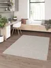 Maschinenwebteppich - Silbergrau - 80 x 150 cm - Produktbild-Vorschau 2
