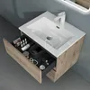 doporro Badmöbel-set Waschbecken-Unterschrank Badezimmer Produktbild-Vorschau 3
