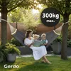 Gerdo | Hängematte XXL - 260x150 cm - Grau - Stabil, Produktbild-Vorschau 8