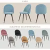 Albatros Esszimmerstühle mit Samt-Bezug 4er Set CAPO, Blau Produktbild-Vorschau 5