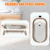 Faltbare Baby Badewanne,Babybadewanne mit Thermometer und Produktbild-Vorschau 5