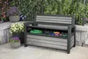 Zahradní lavice Keter Deco Bench 227L - 133x61x89 cm - Náhled obrázku produktu 2