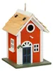 Relaxdays Deko Vogelhaus, Landhausstil, Holz, zum Produktbild-Vorschau 1
