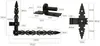 KOTARBAU® Winkelband Geschmiedet 600x460 mm Satz 2x Produktbild-Vorschau 2