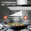 Respekta Inselhaube Cara, Edelstahl mit Glasfront, 90 cm Produktbild-Vorschau 5