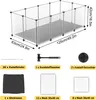 LZQ Výběh pro malá zvířata s podlahovými panely 125x63x42 Náhled obrázku produktu 2
