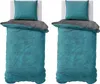 Winter Bettwäsche Teddy Plüsch 155x220 + 80x80 Bettbezug Produktbild-Vorschau 1