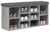 vidaXL Lavice na boty šedá Sonoma 102x32x50 cm Materiál na Náhled obrázku produktu 7