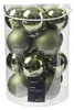 Baubles glass shiny-matt mix dia. 8,00 cm rosemary Productafbeelding-voorbeeld 1
