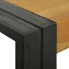 vidaXL Wand-Badregal 110x45x35 cm Massivholz Teak Produktbild-Vorschau 4