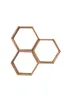 Skye Decor, Elfo - Walnut, Wandregale, Nussbaum, 61 x 58 x Produktbild-Vorschau 3