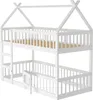 okwish Lit superposé 90x200 cm avec escalier, lit mezzanine Voir les images du produit 5