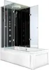Dusche Wanne Kombination K05-R33-EC Duschkabine 90x180 cm Produktbild-Vorschau 1