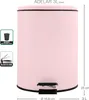 Spirella Treteimer Cannes - hellrosa - 3 Liter - Metall - Produktbild-Vorschau 3