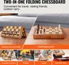 Collage of images showing a folding chessboard in different modes and scenarios. Náhled obrázku produktu
