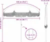 Best Möbel slnečník sivo-biely Ø 205 x 209 cm oceľ - Náhľad obrázku produktu 7