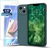 A smartphone case and screen protector are displayed against a white background. Produktbild-Vorschau