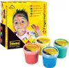 Idena Fingermalfarben 4x150g,blau/grün/gelb/rot Produktbild-Vorschau 1
