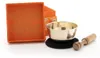 Klangschalen-Set mit Gravur Blume des Lebens Größe M Produktbild-Vorschau 2