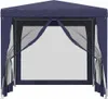 vidaXL Partyzelt mit 4 Mesh-Seitenwänden Blau 2,5x2,5 m Produktbild-Vorschau 3