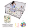 Laufstall Baby mit Matratze, Laufgitter Baby 120x120cm, Produktbild-Vorschau 8