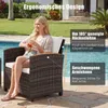 Set di mobili da giardino COSTWAY in polyrattan, mobili da Anteprima dell’immagine prodotto 4