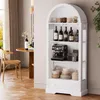 Vitrine de 180 cm de hauteur, avec portes en verre trempé, Voir les images du produit 4