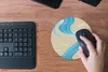 MuchoWow® Mauspad Mousepad Muster - Berg - Fluss 20x20 cm - Produktbild-Vorschau 5