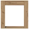 vidaXL Krbová obestavba Artisan dub 100x20x100 cm materiál Náhled obrázku produktu 4